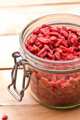 Chinese wolfberry(Lycium barbarum). goji berries