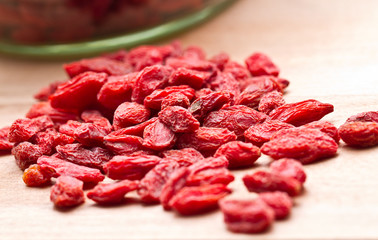 Chinese wolfberry(Lycium barbarum). goji berries