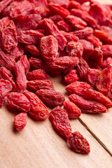 Chinese wolfberry(Lycium barbarum). goji berries