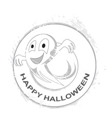 Obraz premium ghost badge