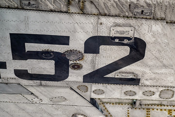 part of the fuselage of the aircraft