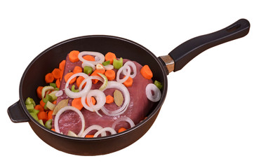 rinderbraten in der pfanne