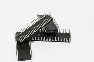Integrated Circuit in white background