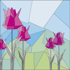 origami_tulip_group_pink_04