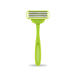 vector razorz icon isolated on white, disposable razor.
