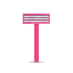 vector razorz icon isolated on white, disposable razor.