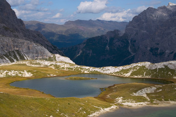 Naklejka na ściany i meble Sextener Dolomiten - Alpen