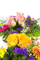 Zwei bunte Blumenstraeusse 8