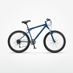 Fototapeta premium Vector Realistic Isolated Bicycle