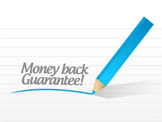 money back guarantee message illustration