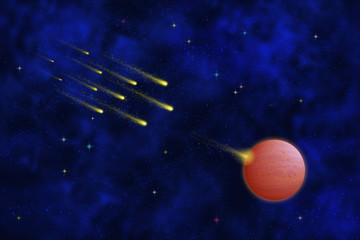 Aliens attack a red planet   2 © marcoemilio