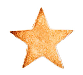 星型のトースト