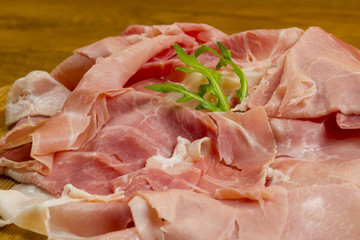 italian pork ham called 