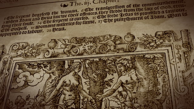 Book of Genesis dolly shot