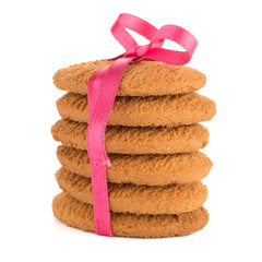 Festive wrapped biscuits