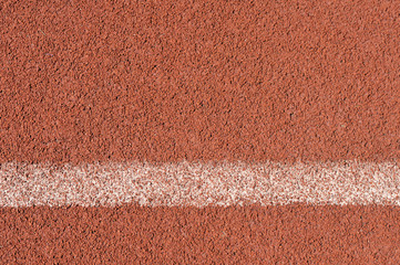 White line fade away on racecourses