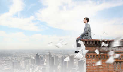 Fototapeta premium Being at the top
