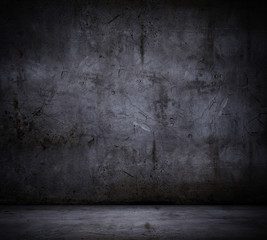 Black wall background