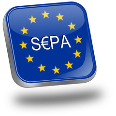 SEPA - Single Euro Payments Area - Button