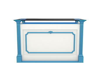 classic style reception counter
