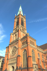 Fototapeta na wymiar Kościół św Jana Dusseldorf