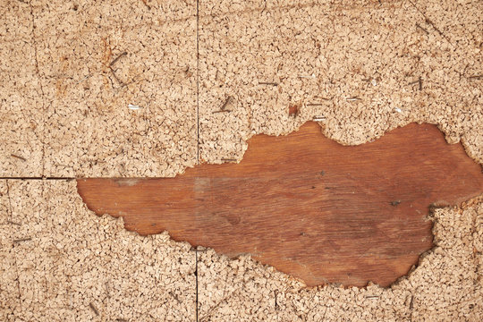Fototapeta old bulletin board, cork board texture
