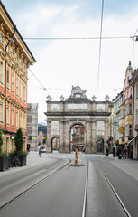 Obraz premium Street in Innsbruck, Austria