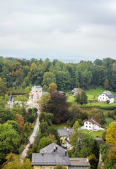 Fototapeta na wymiar view from the Hohensalzburg Castle, Salzburg