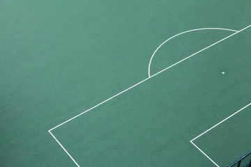 Obraz premium Street soccer field