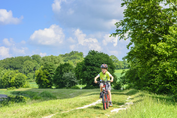 Obraz premium Radfahren im Frühling
