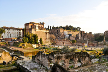 Naklejka na ściany i meble Rome, Italy, Forum
