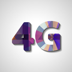 4G latest wireless communication, abstract symbol