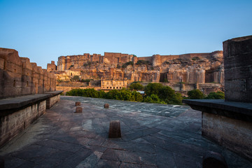 Fototapeta premium Mehrangarh Fort, Jodhpur, Rajasthan, India