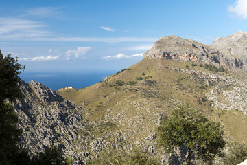 Serra de Tramuntana - mountains on Mallorca, Spain