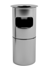 realistic 3d render of bin