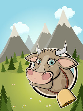 kuh berge wiese alm