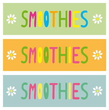 smoothies schilder