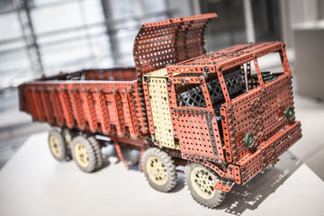 Metal toy truck