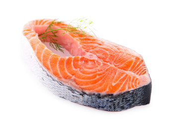 raw salmon