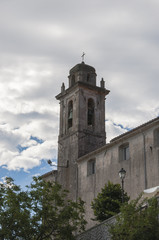 Fototapeta na wymiar Poggio, Mountain Village, wiejski kościółek, historycznie, Elba, Włochy