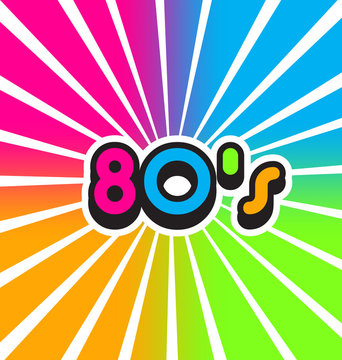 Vector 90s Vintage Color Background