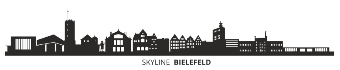 Skyline Bielefeld - obrazy, fototapety, plakaty