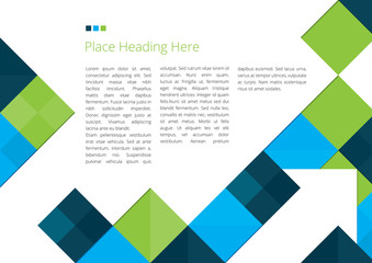 Brochure Background Design with Squares