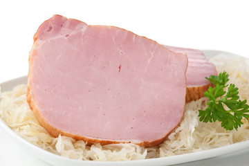 Kasseler auf Sauerkraut