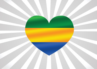 flag of Gabon