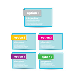 Modern flat  infographics or numbered banners