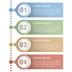 Fototapeta premium Timeline Design Template