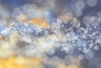 bokeh lilla e giallo