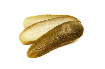 Cucumbers isolated on white background