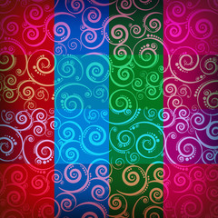 Patterned background template